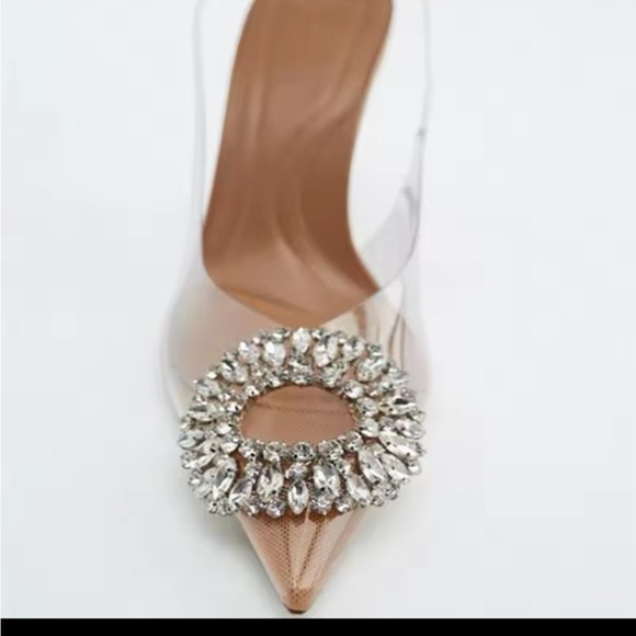 Shoes - Elegant Crystal Embellished Women's Shoes